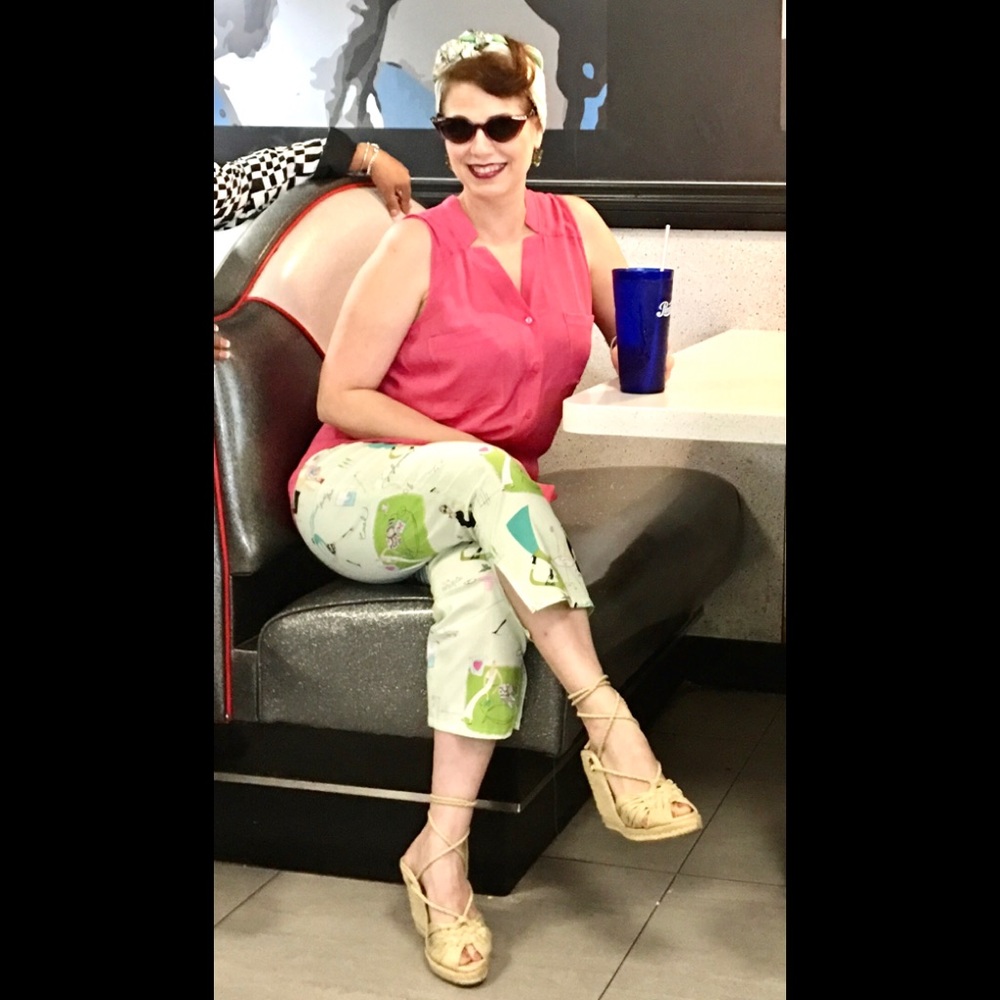 Capris pinup, retro